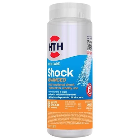 Hth HTH Pool Care Granule Shock Treatment 2 lb 52042